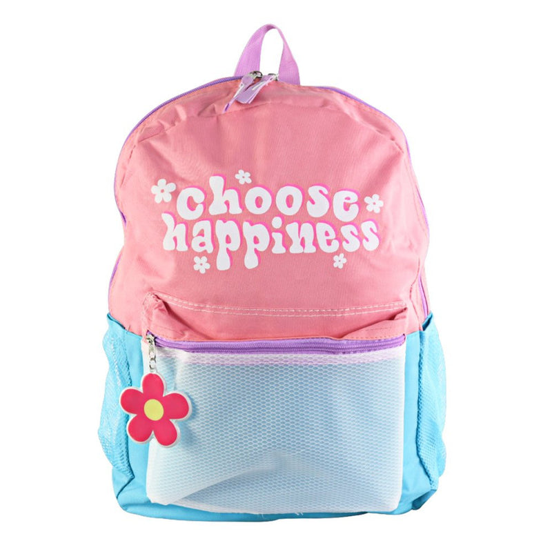 Mochila Feminina Escolar Choose Happiness